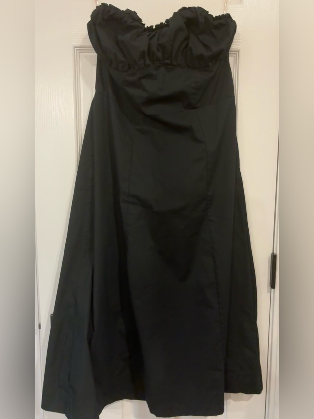 NWOT Women’s Wild fable Black Strapless Midi Dress Size M